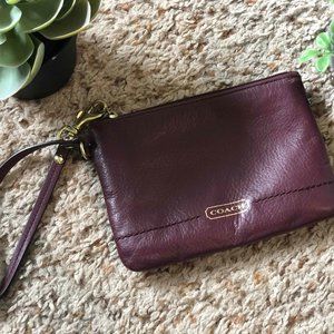 Coach wristlet